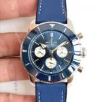 Swiss Copy Breitling Superocean Heritage II Chronograph 7750 Watch Ss Blue Dial